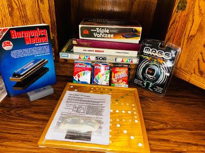 SCRABBLE, TRIPLE YAHTZEE, THE BEST OF GREELEY, CHINESE CHECKERS, SORRY AND MUCH MORE