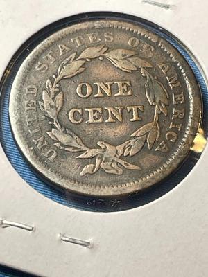 1840 CIRCULATED CONDITION U.S. LARGE CENT AS PICTURED.