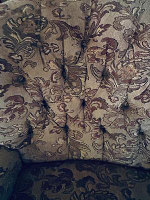 NICE BIG COZY CHAIR AND OTTOMAN