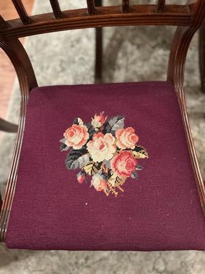 1940-50’s DROP LEAF TABLE AND CHAIRS