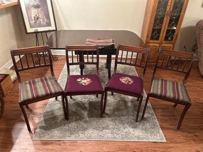 1940-50’s DROP LEAF TABLE AND CHAIRS