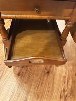 VINTAGE DROP LEAF TEA CART