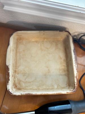 PAMPERED CHEF STONEWARE DISH, KITCHEN-AID MIXER/BLENDER, SMALL ROASTER & MORE