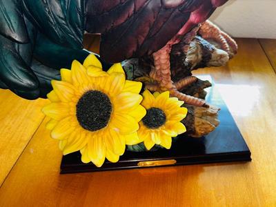 LIFE SIZE COLORFUL ROOSTER, THE LEONARDO COLLECTION