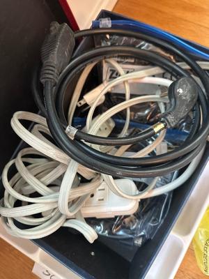Sale Photo Thumbnail #144: Laser pointer, voice recorder, and hdmi cords