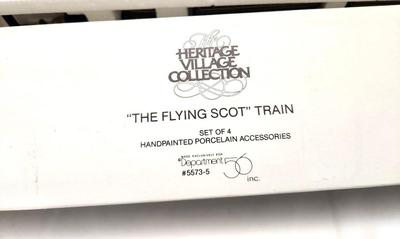 Lot #35 Dept. 56 Village Accessory - "The Flying Scot" Train set - 1992