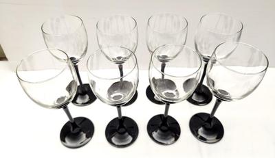 Lot #36 Set of 8 Wine Glasses