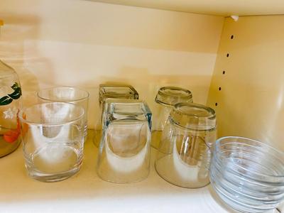 A VARIETY OF DRINKING VESSEL’S WITH PITCHERS