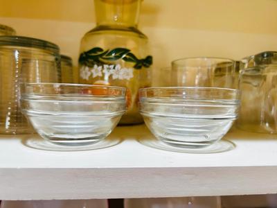 A VARIETY OF DRINKING VESSEL’S WITH PITCHERS