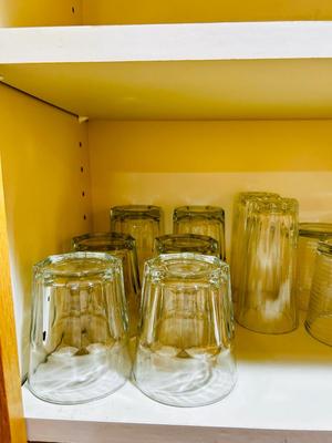A VARIETY OF DRINKING VESSEL’S WITH PITCHERS