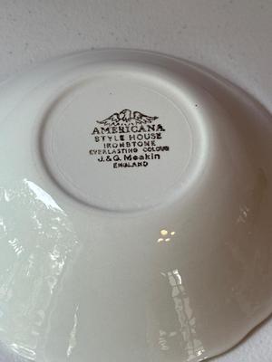 12 Bowls - J&G Meakin ironware