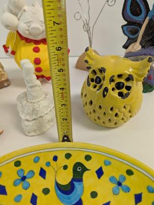 Home Decor Pottery Ceramic & Wood Figures