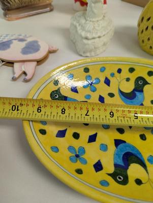 Home Decor Pottery Ceramic & Wood Figures