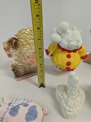 Home Decor Pottery Ceramic & Wood Figures