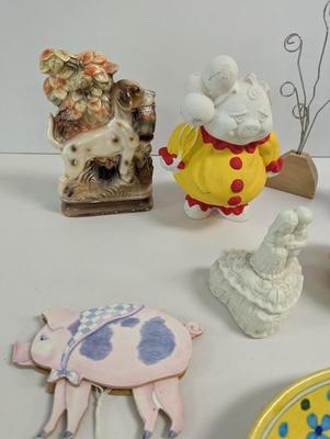 Home Decor Pottery Ceramic & Wood Figures
