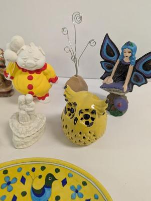 Home Decor Pottery Ceramic & Wood Figures