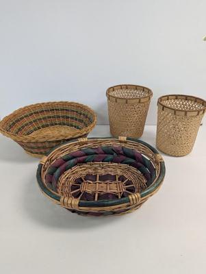 Woven Baskets & Plant Holders