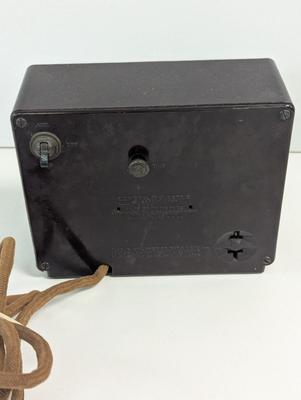 1939 General Electric Household Clock Timer Brown Bakelite Model 8H58