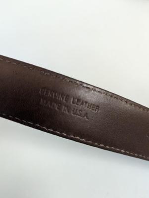 Leather Belt Shoe Shining Kit Old Spice Bottle