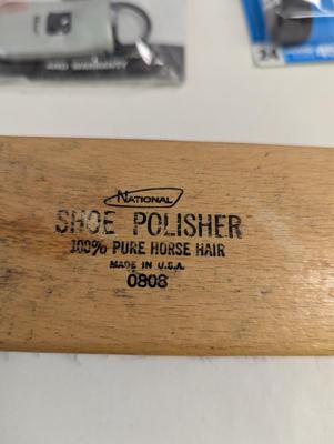 Leather Belt Shoe Shining Kit Old Spice Bottle