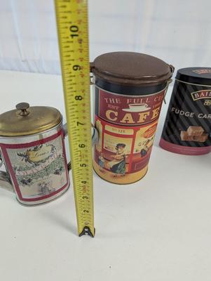 Advertising Tin Containers Cafe Keebler Pasta Semolina