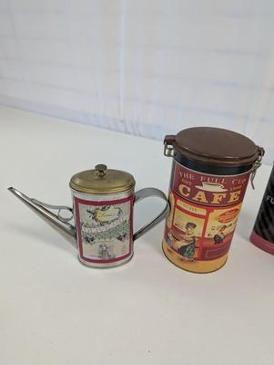 Advertising Tin Containers Cafe Keebler Pasta Semolina