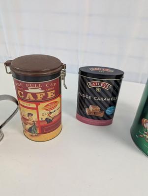 Advertising Tin Containers Cafe Keebler Pasta Semolina