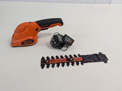 Black & Decker Electric 2 n 1 Garden Shears 6 Inch Blade