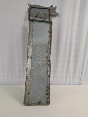 Metalwork Pig Welcome Sign