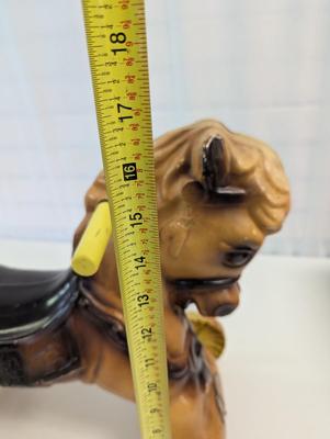 Vintage Wonder Plastic Riding Horse With Wheels