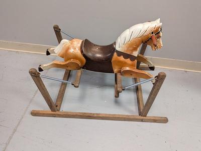 Vintage 1950's Wonder Horse Toy Rocking Horse