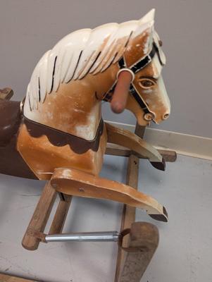 Vintage 1950's Wonder Horse Toy Rocking Horse