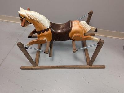 Vintage 1950's Wonder Horse Toy Rocking Horse