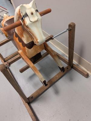 Vintage 1950's Wonder Horse Toy Rocking Horse