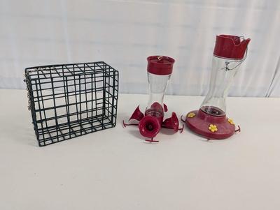 Bird Feeders 1 IS A Glass Hummingbird Feeder