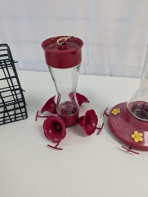 Bird Feeders 1 IS A Glass Hummingbird Feeder