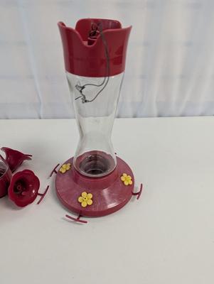 Bird Feeders 1 IS A Glass Hummingbird Feeder
