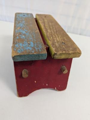 Vintage Wooden Child's Bench