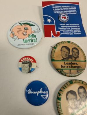 Political Pins & Memorabilia
