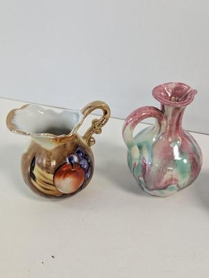 Vintage Studio Pottery/Porcelain Miniature Pitchers