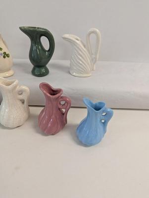 Vintage Porcelain Pottery Miniature Pitchers