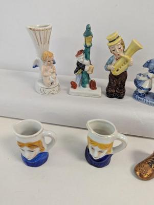 Vintage Porcelain/Brass/Ceramic Pitchers Figurines