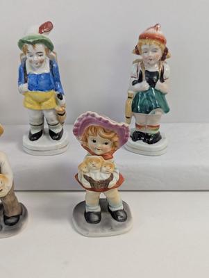 Porcelain Farm Kids Boys & Girls Figurines