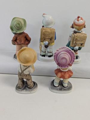Porcelain Farm Kids Boys & Girls Figurines