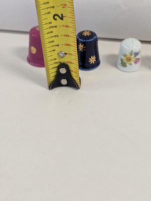 Thimbles Gimble & Sons Metal Emblem Fronts Fine Bone China England Limoges