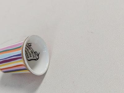 Thimbles Austria Tagged Enameled & Tapestry Connemara Marble Topped Ireland Gold Gilt Metal