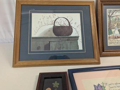 Needlepoint Spiritual & Rooster Decor