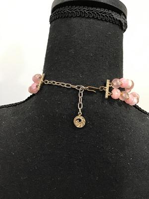 Vintage Lisner Pink Faux Beaded Double Strand Vintage