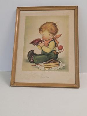 1945 Greedy Petey Framed Print Charlotte Byi