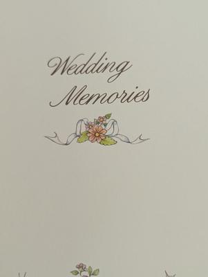 Wedding Memories Scrap Book Vintage Holy Bible